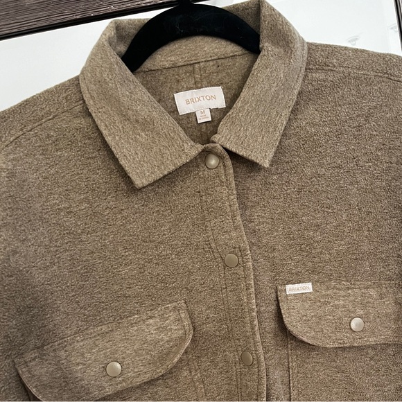 Brixton Unisex Camel Shirt Jacket - Picture 3 of 5